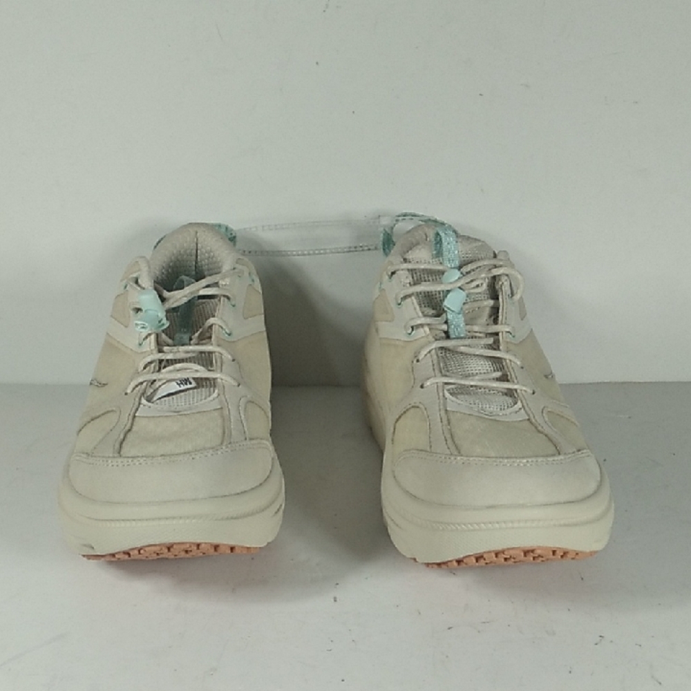 Hoka One One Women's Sneakers in Cream and Light Blue